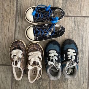 Baby size 4 sneakers  lot - New Balance, Polo, & Converse